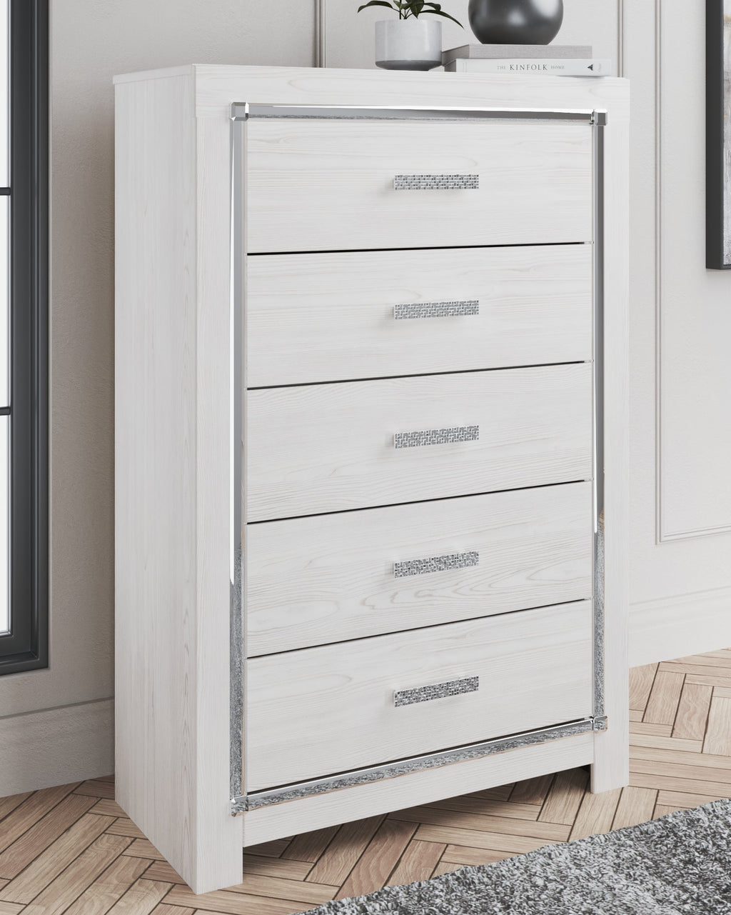 Altyra Full Panel Bedroom Set, White