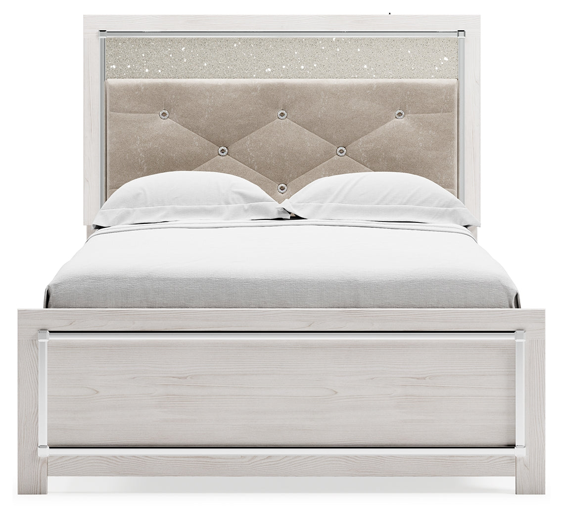 Altyra Full Panel Bedroom Set, White