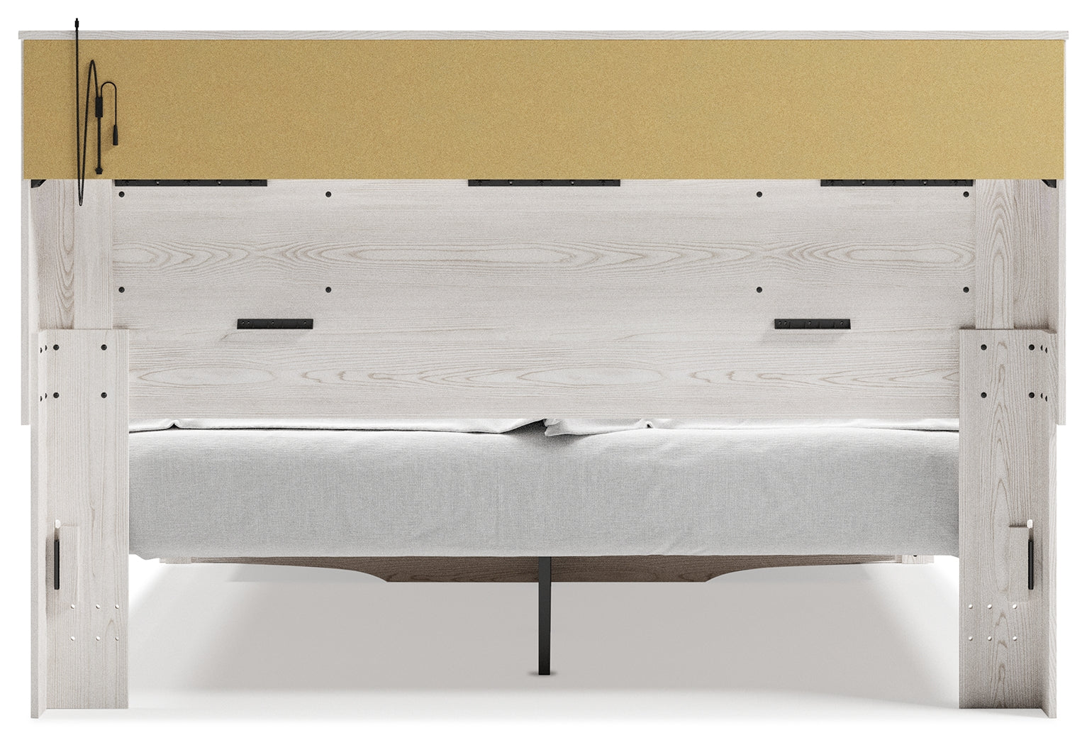Altyra King Storage Bed, Dresser, Mirror, Chest and Nightstand, White