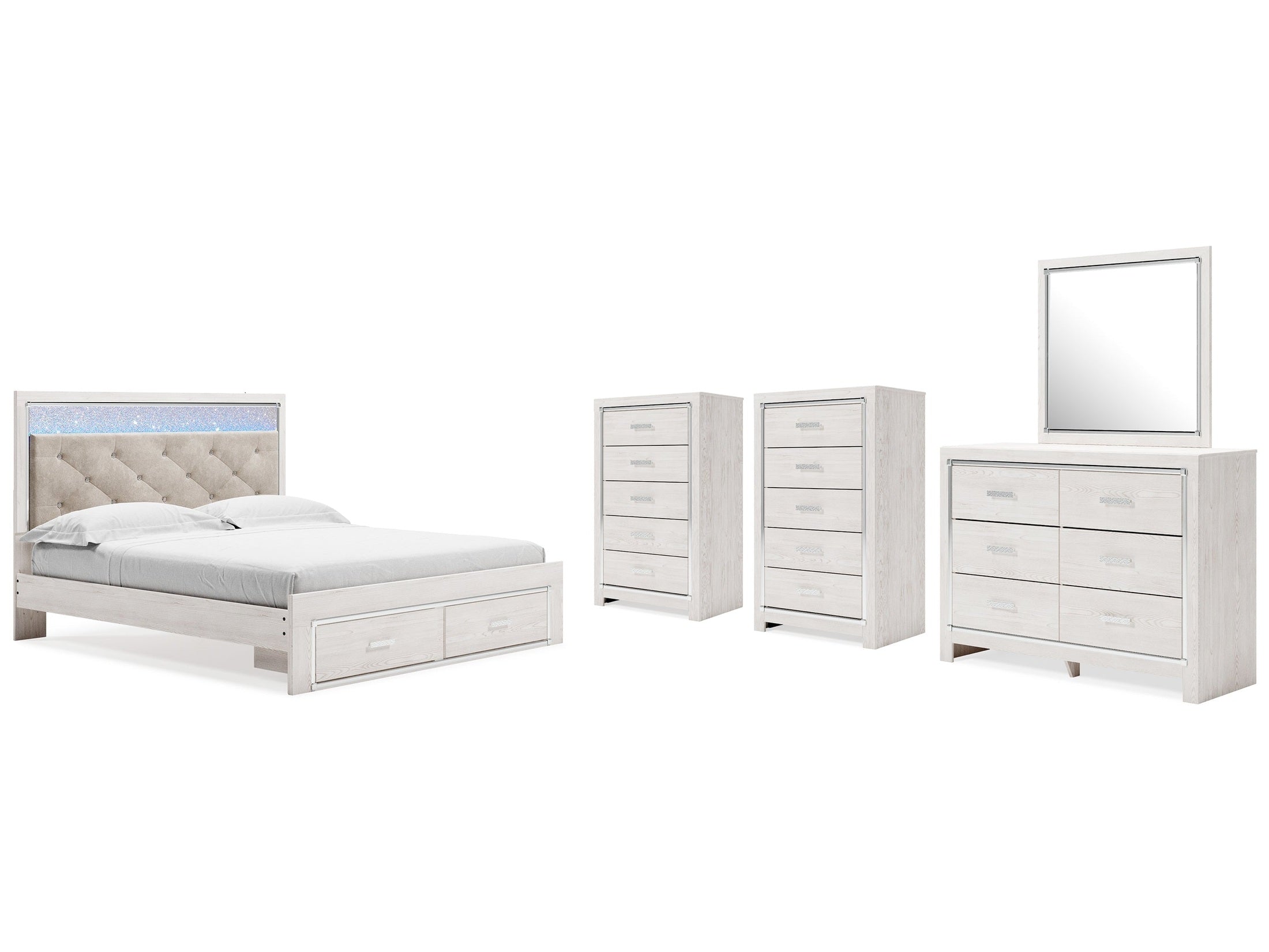 Altyra King Storage Bedroom Set, White