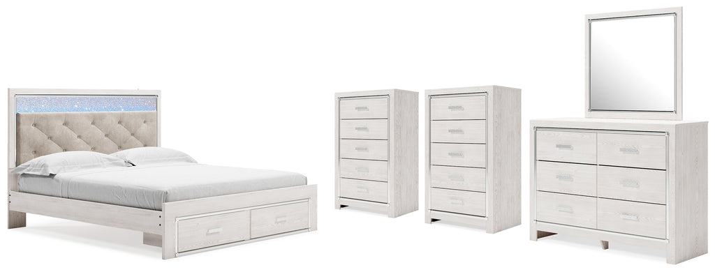 Altyra King Storage Bedroom Set, White