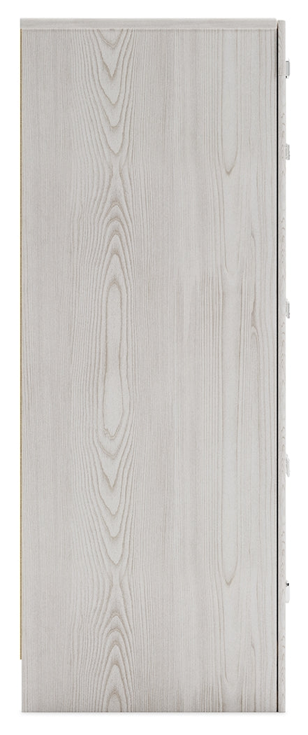 Altyra White King Storage Bedroom Set with Dresser and Nightstand