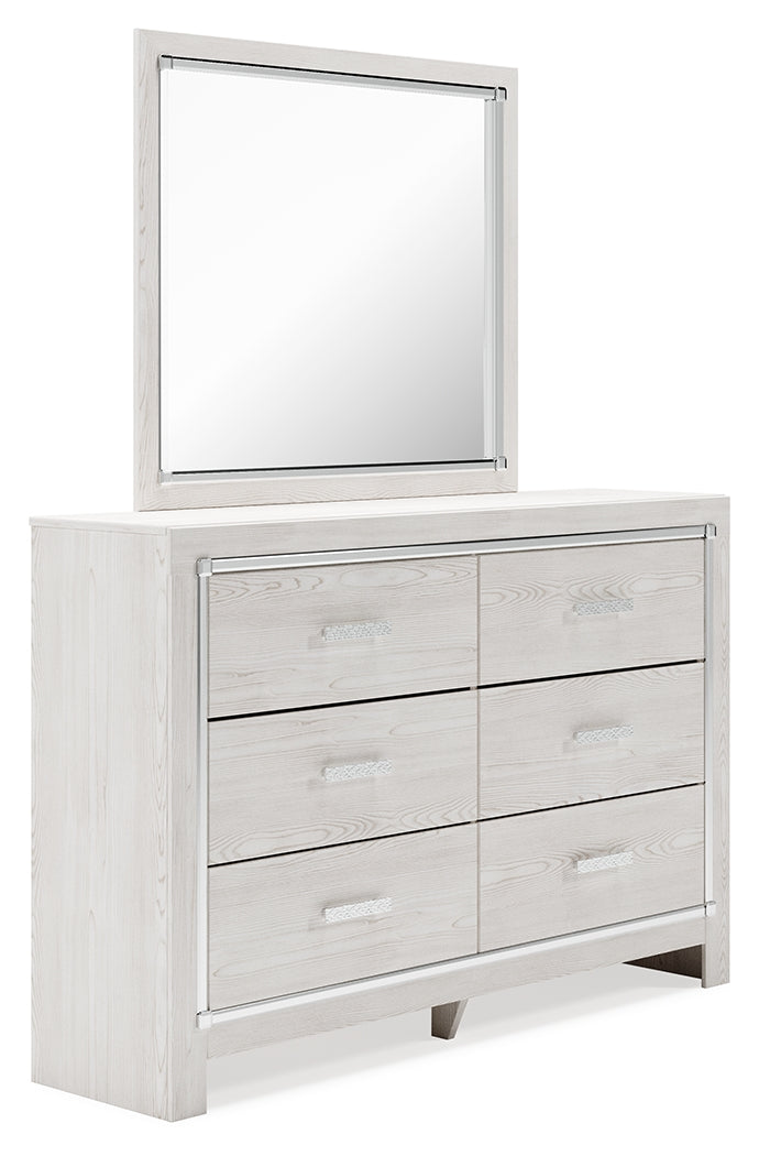 Altyra King Upholstered Storage Bedroom Set, White