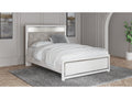 Altyra White Queen Panel Bed