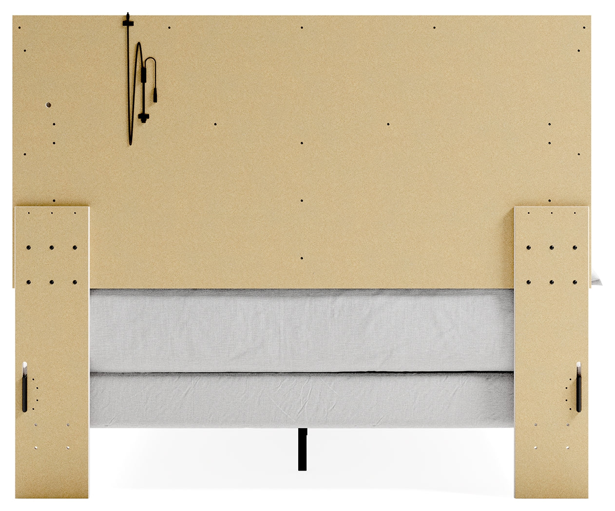 Altyra White Queen Panel Bedroom Set with Dresser and Chest