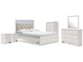 Altyra Queen Storage Bedroom Set, White