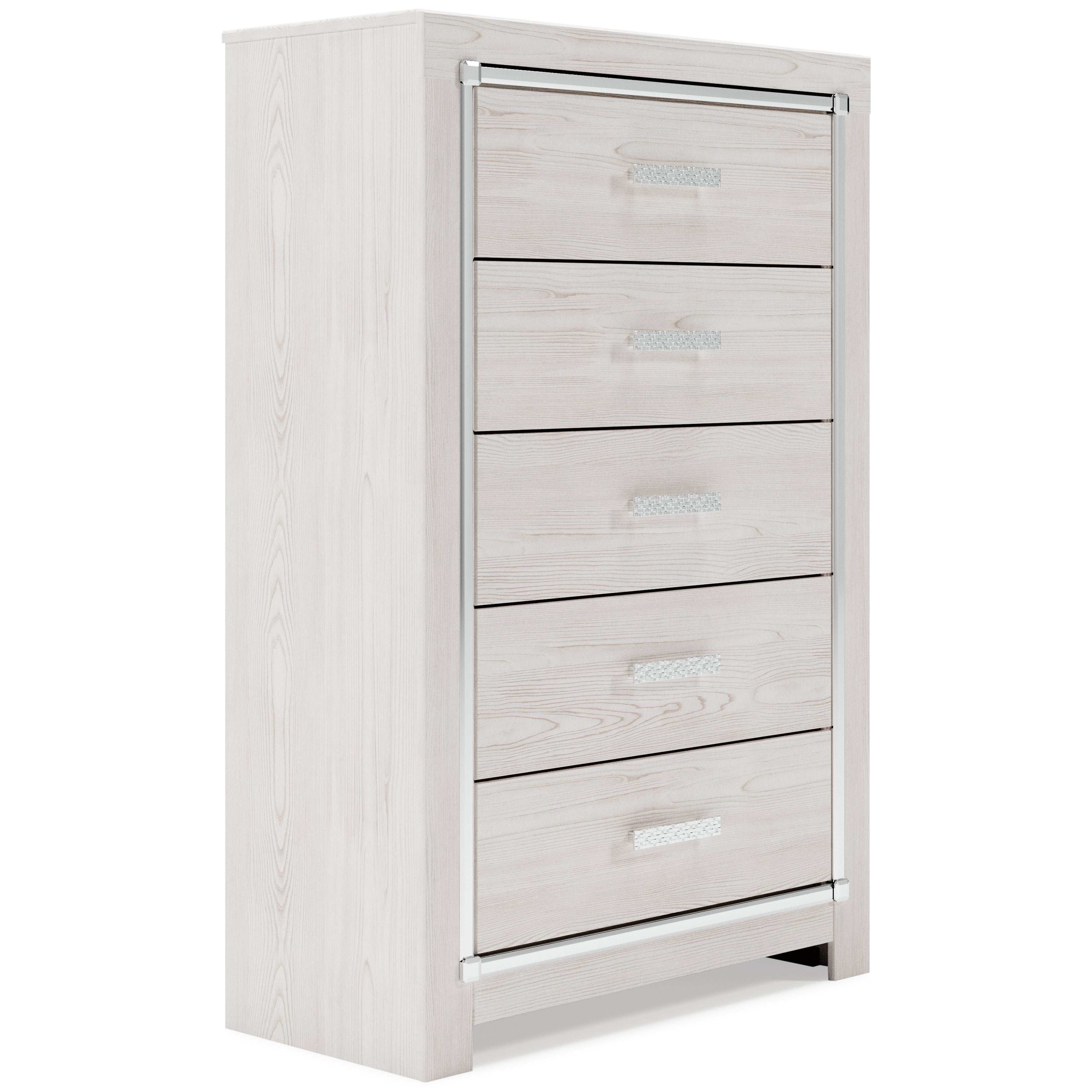 Altyra Queen Upholstered Panel Bedroom Set, White
