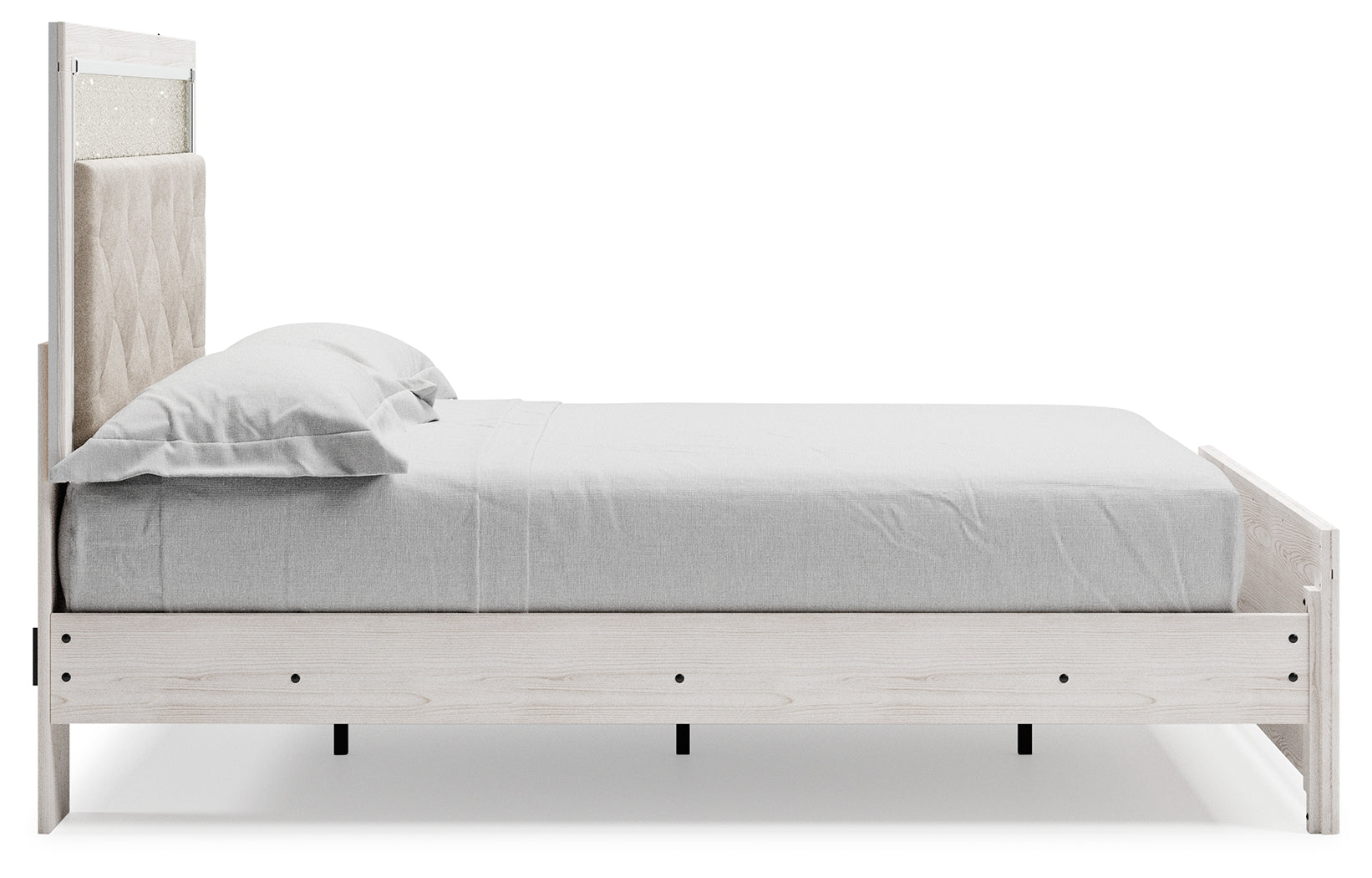 Altyra Queen Upholstered Panel Bedroom Set, White
