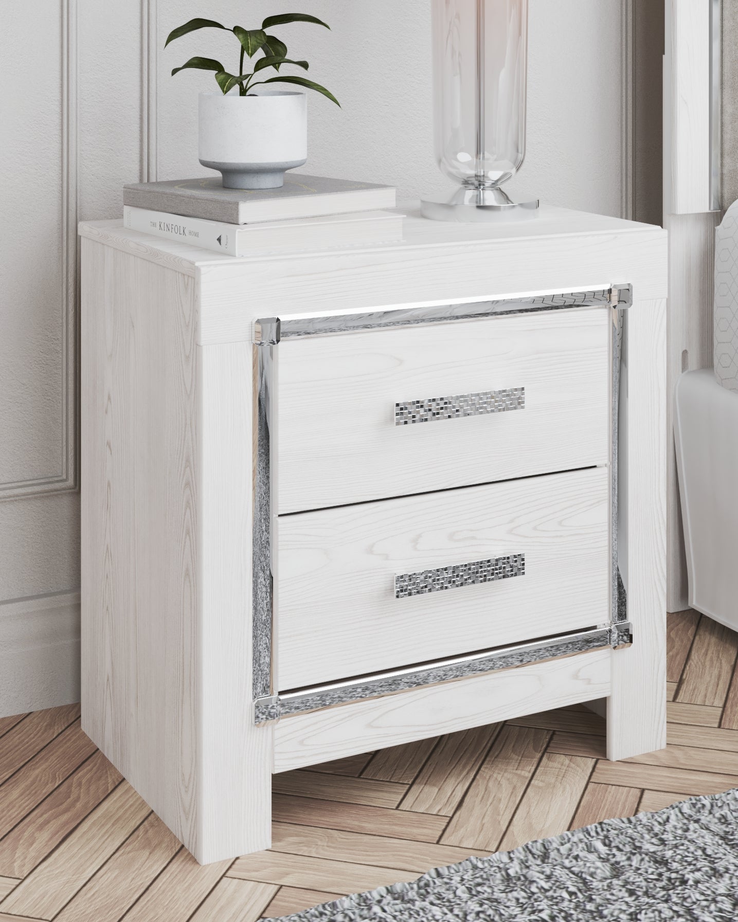 Altyra Twin Panel Bedroom Set, White