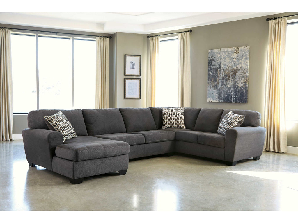 Ambee Slate 3pc LAF Chaise Sectional