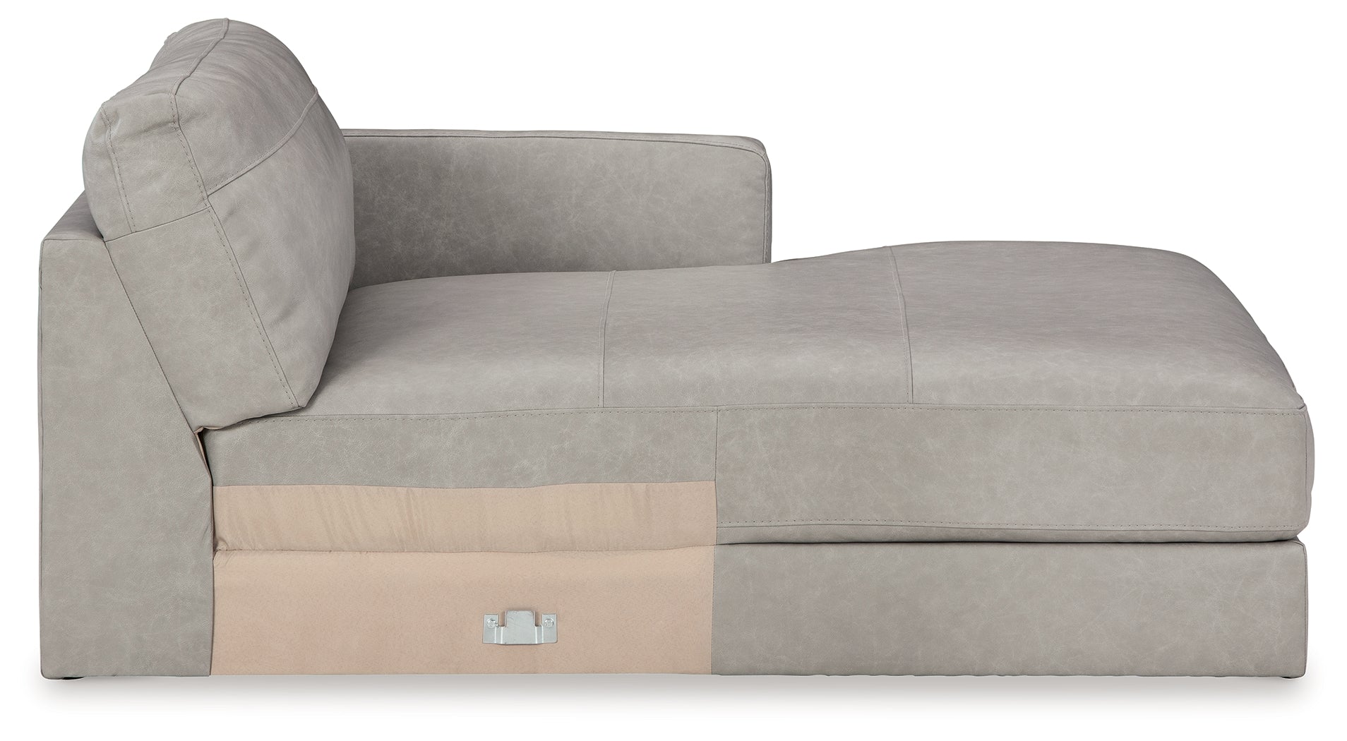 Amiata Glacier 2-Piece Sectional with Chaise and Ottoman