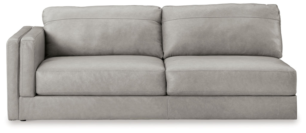 Amiata Glacier 2-Piece Sectional with Chaise and Ottoman
