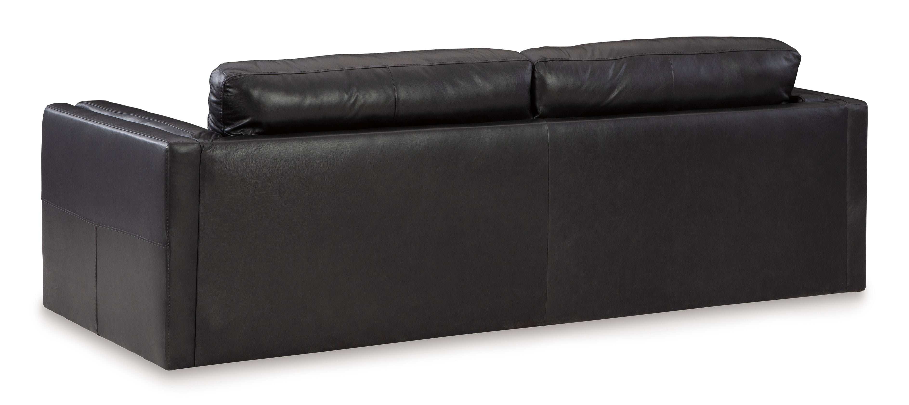 Amiata Onyx Leather Living Room Set / 2pc