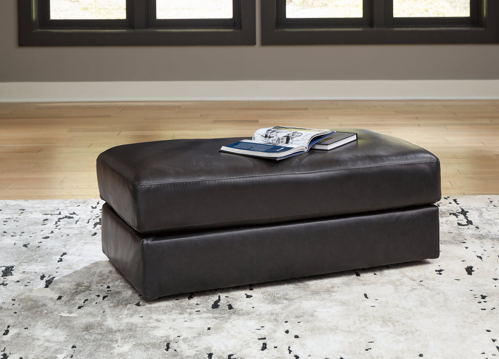 Amiata Onyx Oversized Chair and Ottoman