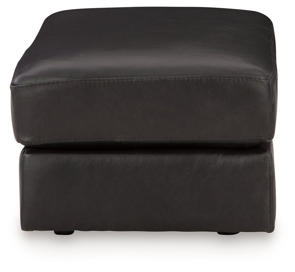 Amiata Sofa, Loveseat, Chair and Ottoman, Onyx