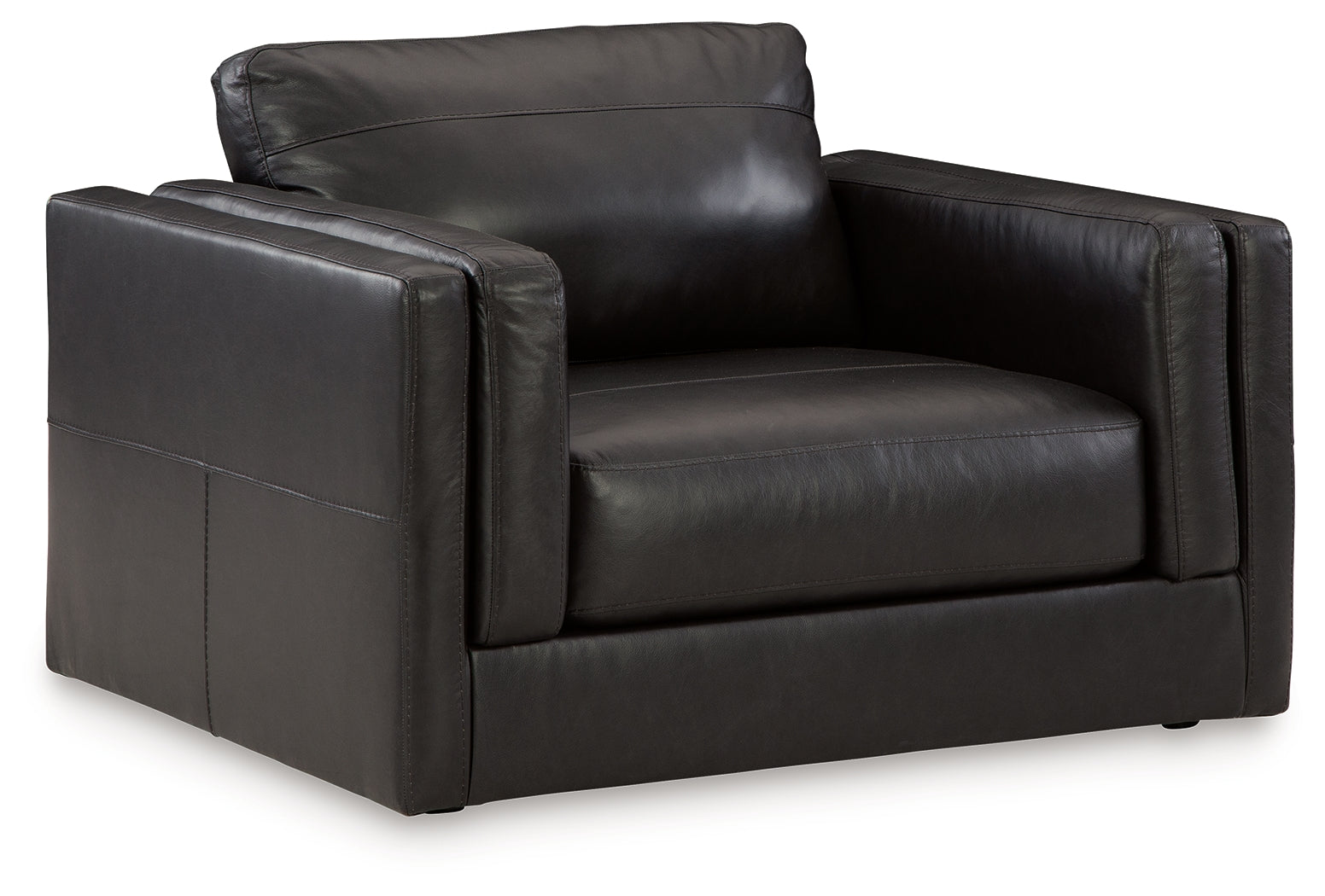 Amiata Sofa, Loveseat, Chair and Ottoman, Onyx