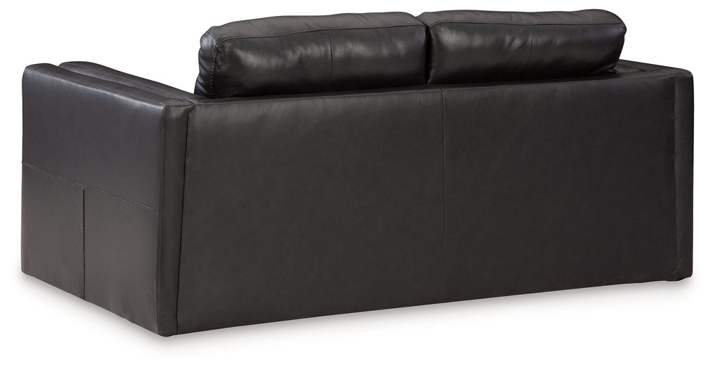Amiata Sofa, Loveseat, Chair and Ottoman, Onyx