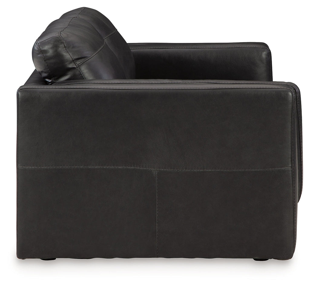 Amiata Sofa, Loveseat, Chair and Ottoman, Onyx