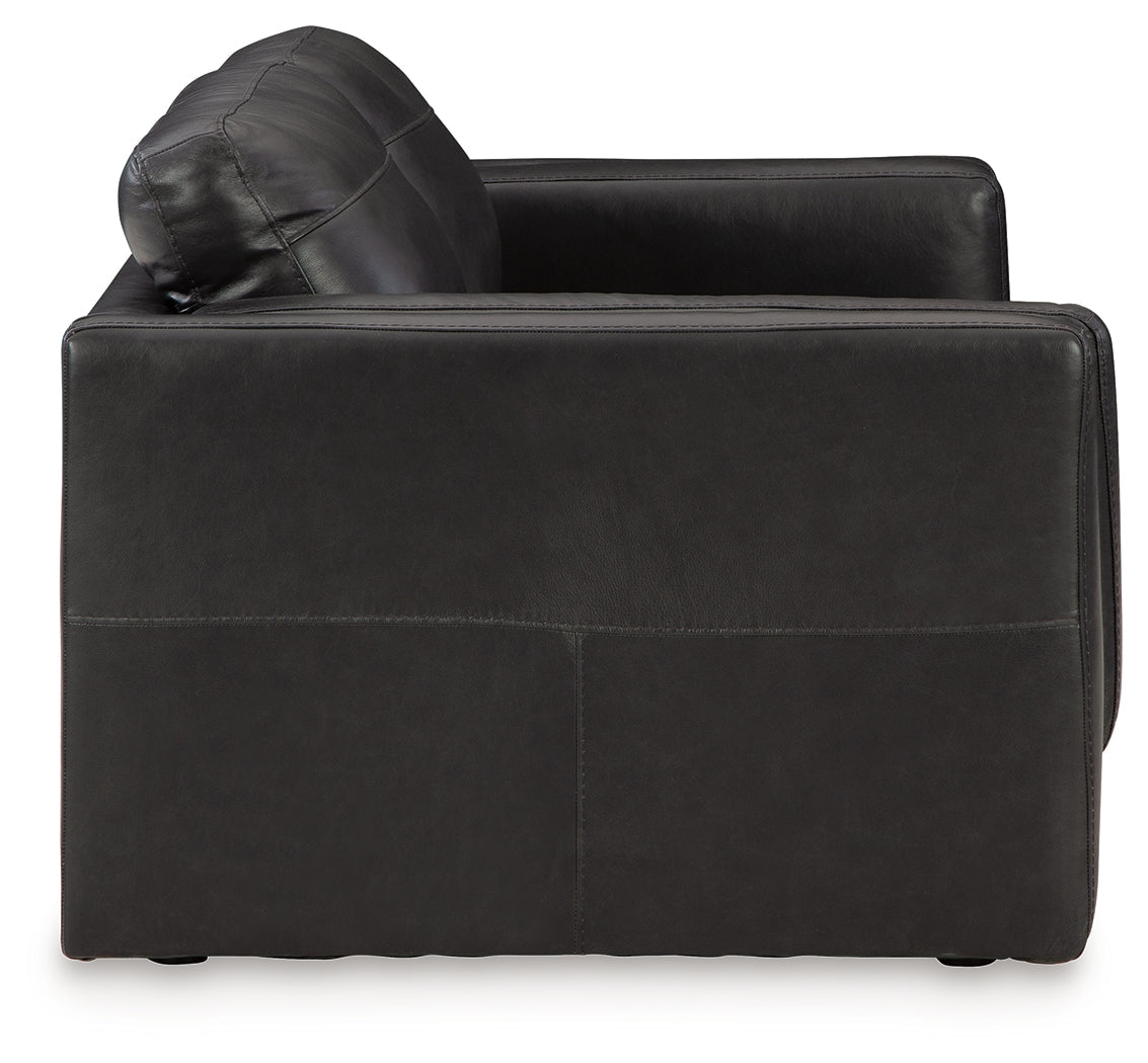 Amiata Sofa, Loveseat, Chair and Ottoman, Onyx