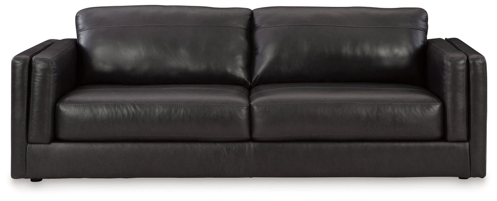 Amiata Sofa, Loveseat, Chair and Ottoman, Onyx