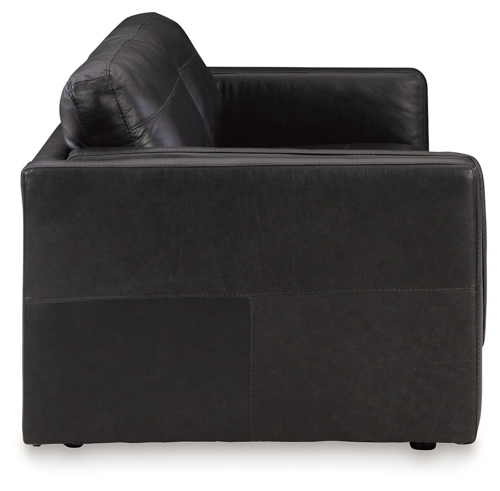 Amiata Sofa, Loveseat, Chair and Ottoman, Onyx