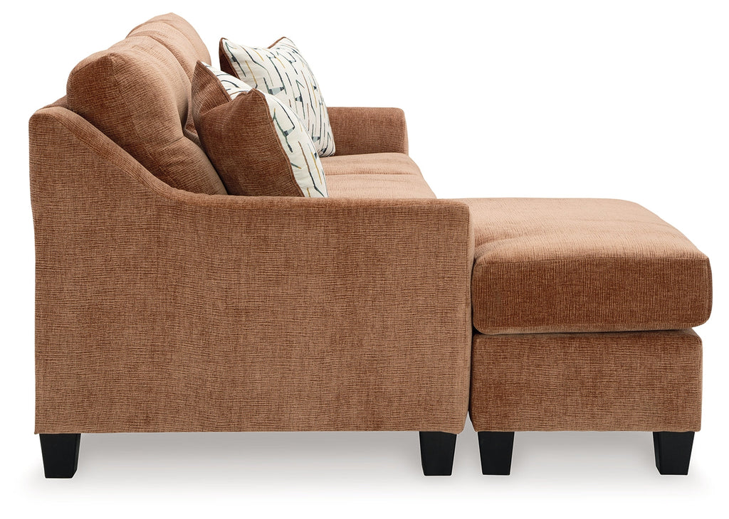 Amity Bay Clay Sofa Chaise Sleeper, 2 Chairs and 2 Ottomans