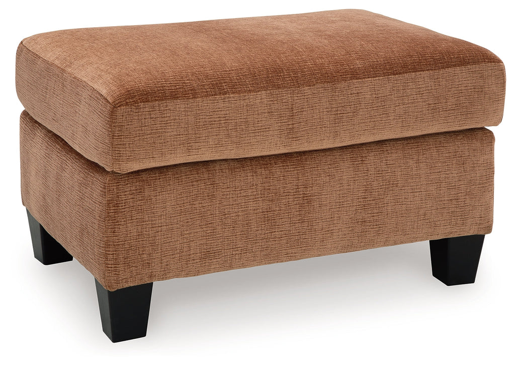 Amity Bay Clay Sofa Chaise and Ottoman