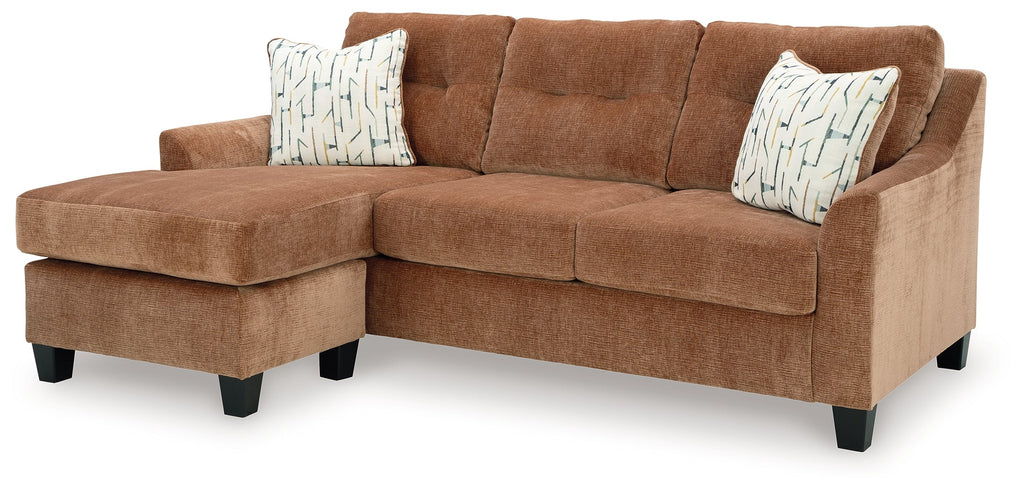 Amity Bay Clay Sofa Chaise and Ottoman
