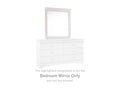Anarasia White Bedroom Mirror