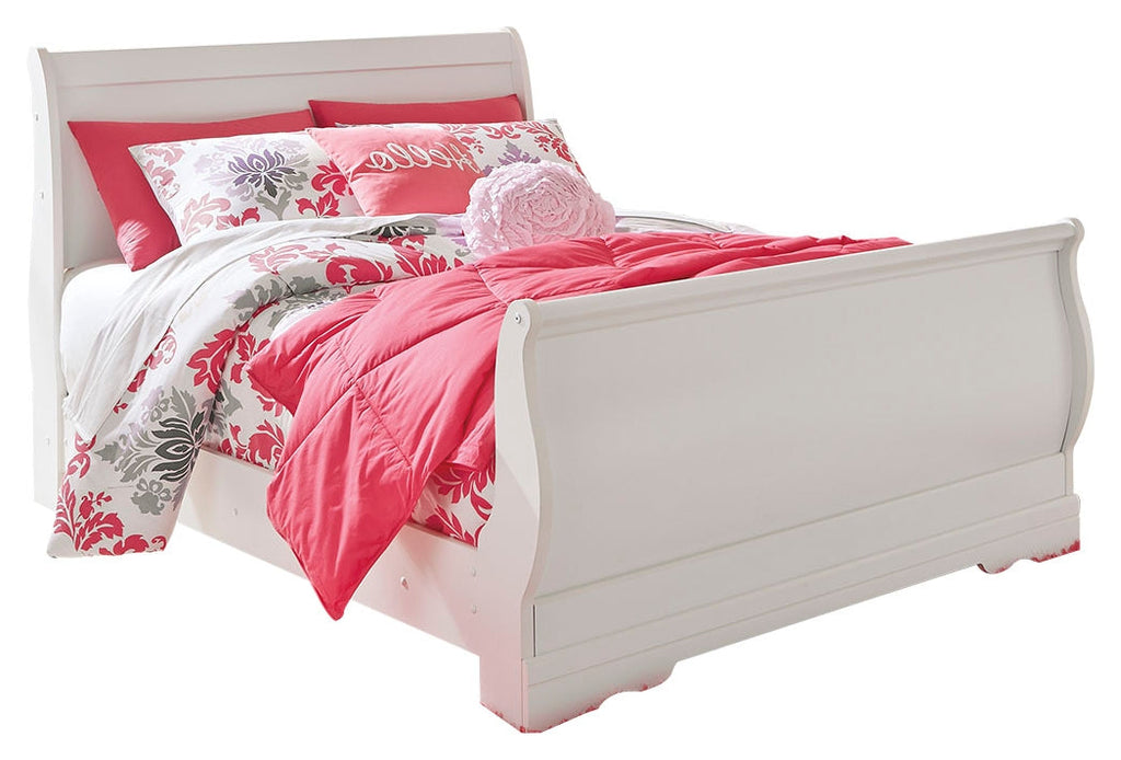 Anarasia Full Sleigh Youth Bedroom Set, White