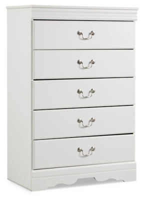 Anarasia Queen Sleigh Bedroom Set, White