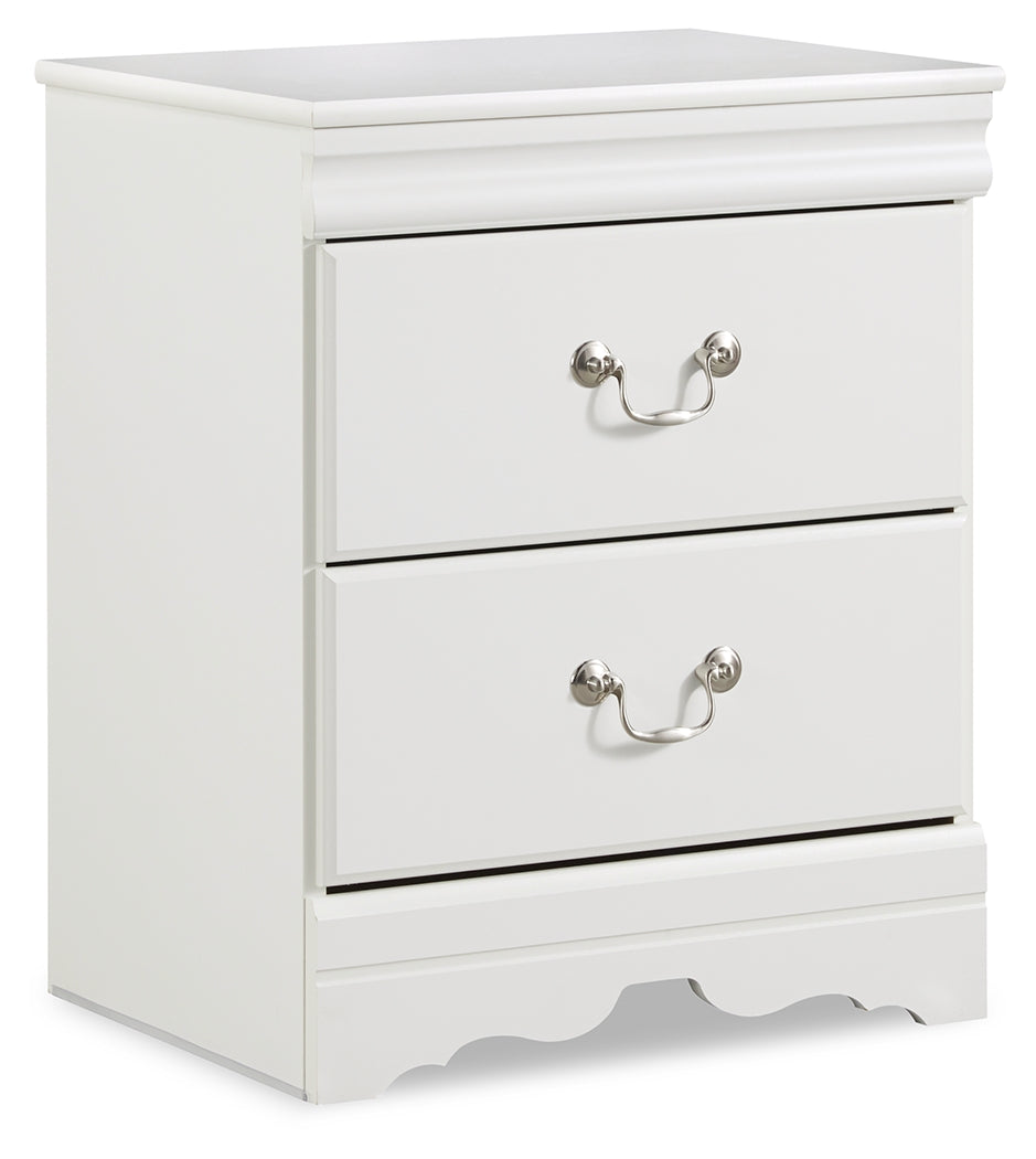 Anarasia Queen Sleigh Bedroom Set, White