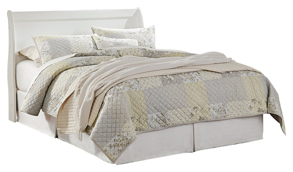 Anarasia White Queen Sleigh Headboard, Dresser and Mirror