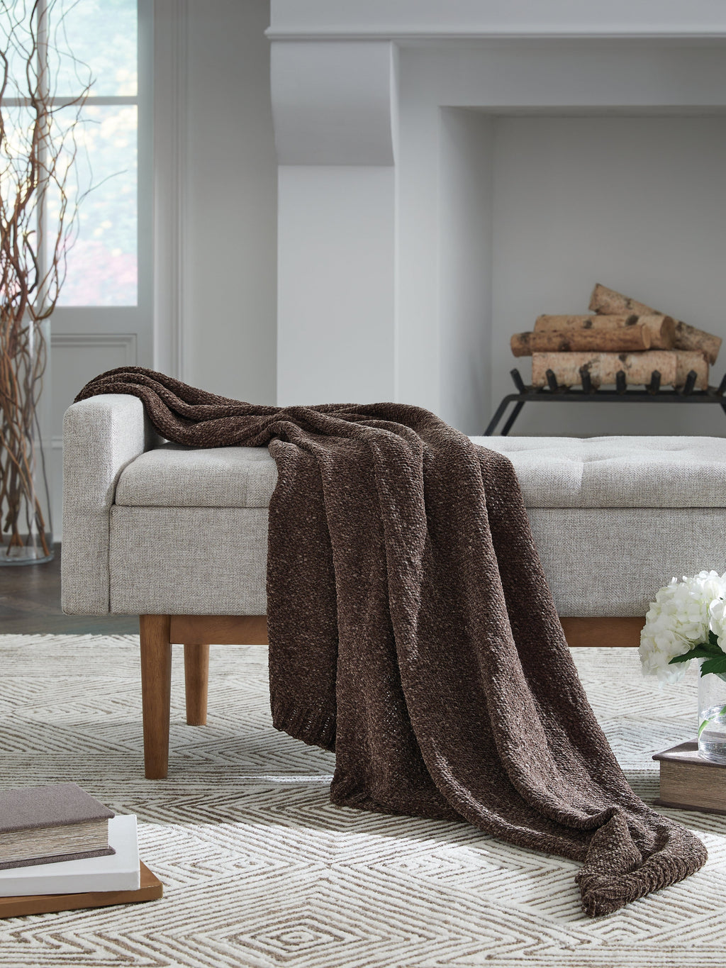 Anawood Brown Throw
