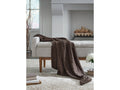 Anawood Brown Throw (Set of 3)