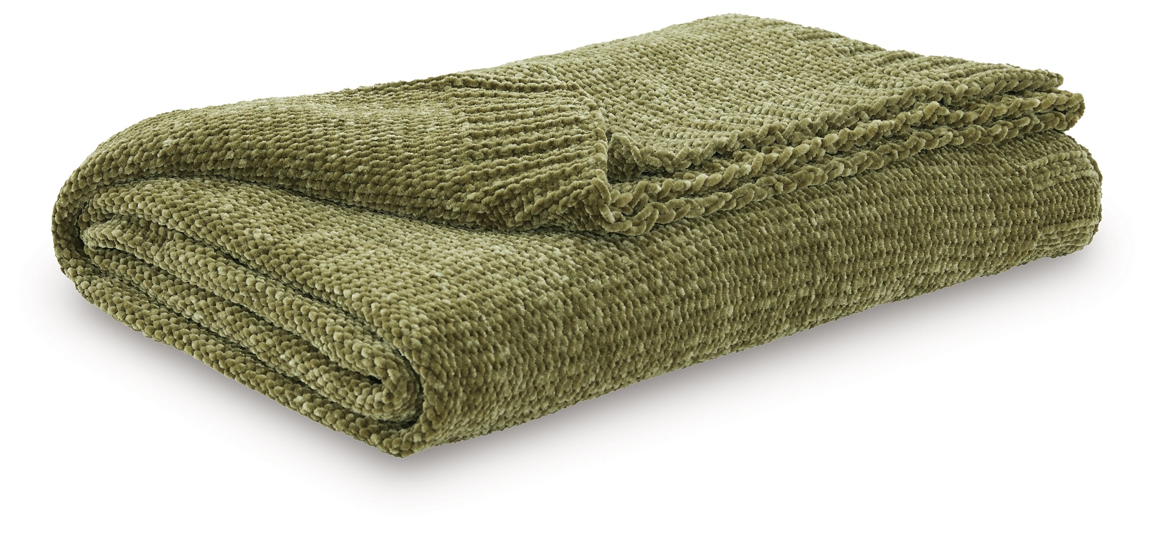 Anawood Olive Green Throw (Set of 3)