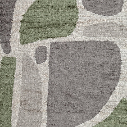Anburgh Green/Gray/Ivory Medium Rug