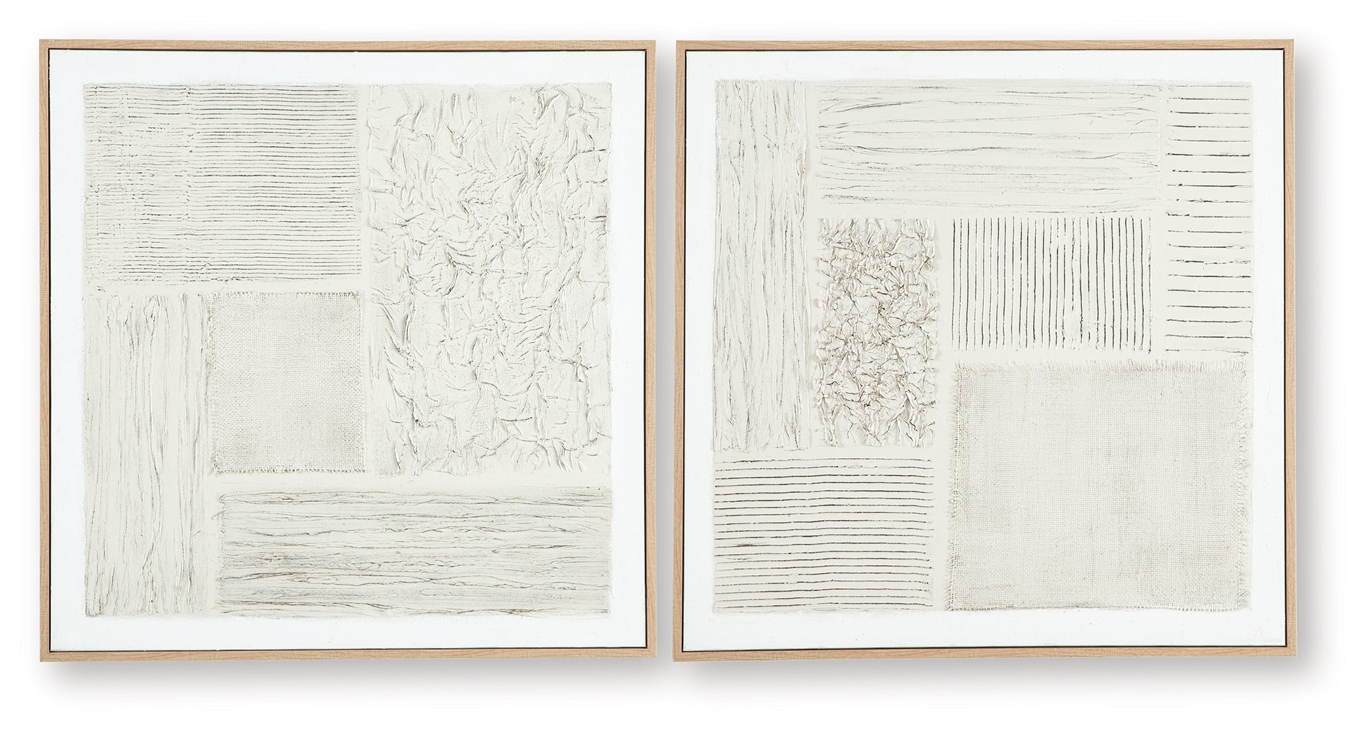 Andorfield Beige/Black/White Wall Art (Set of 2)