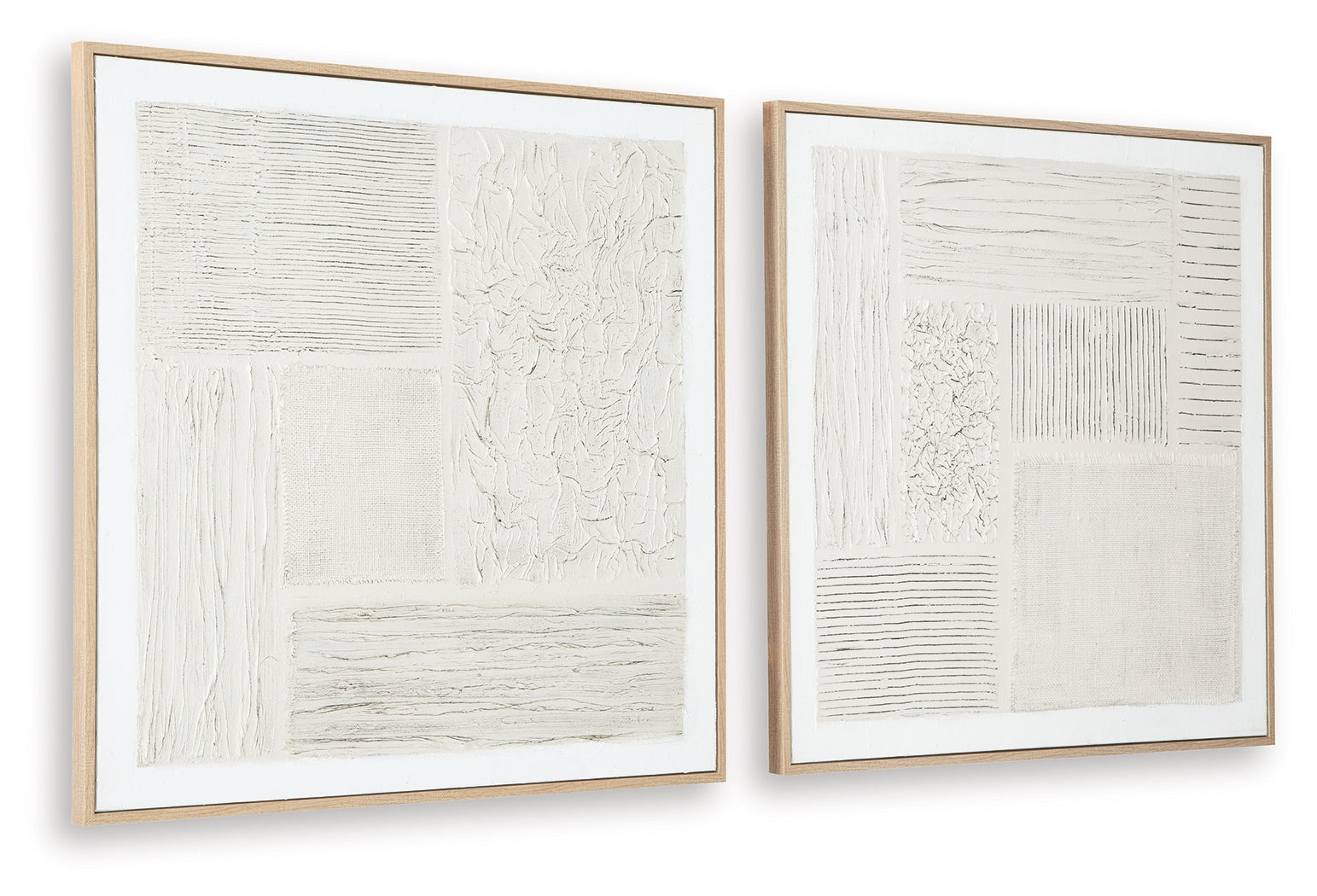 Andorfield Beige/Black/White Wall Art (Set of 2)