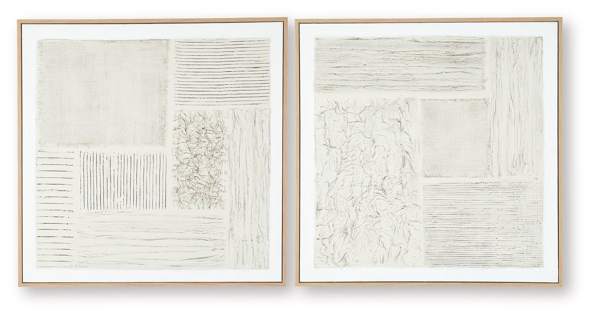 Andorfield Beige/Black/White Wall Art (Set of 2)