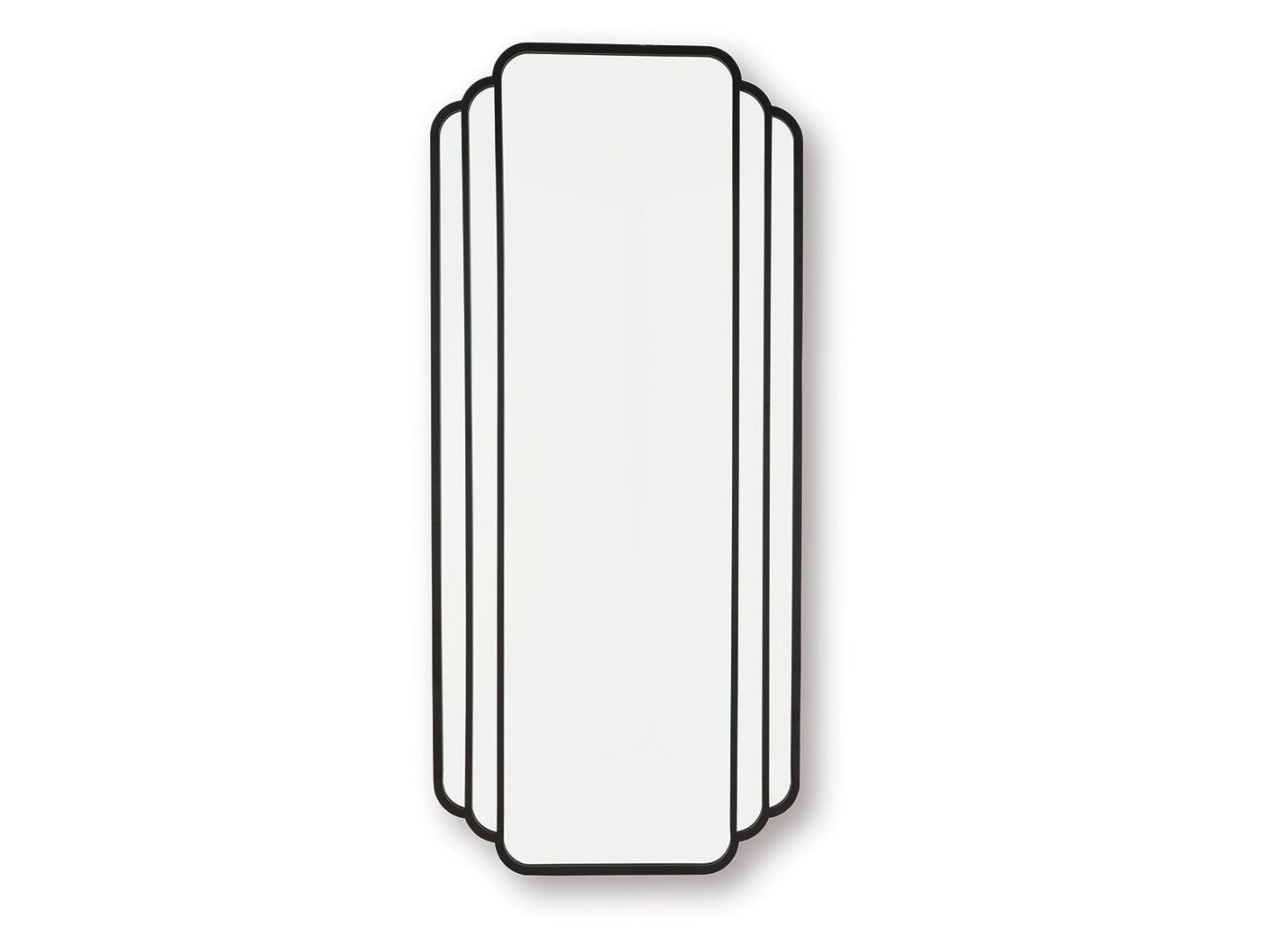 Antigone Black Floor Mirror
