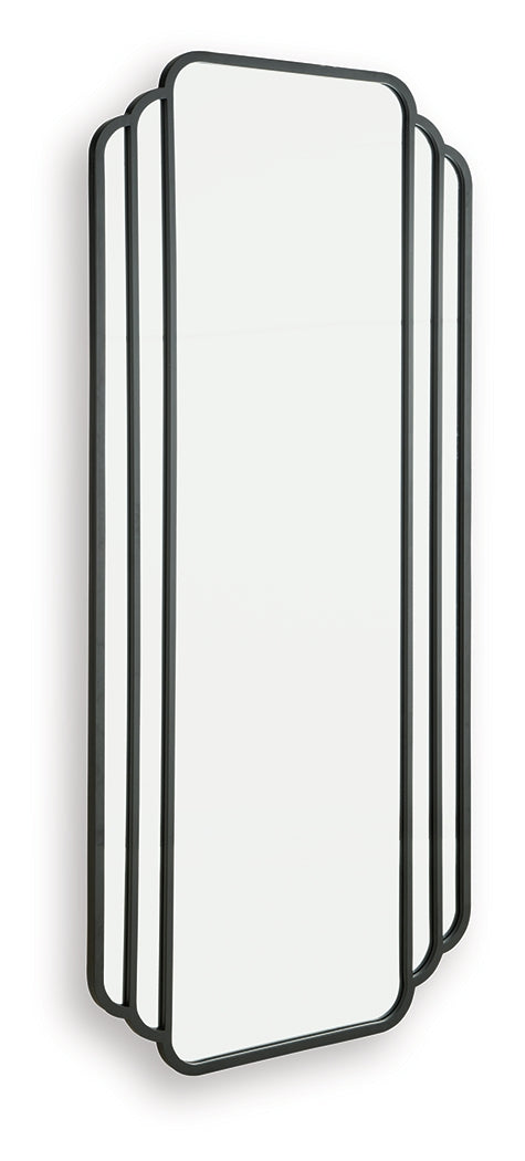 Antigone Black Floor Mirror