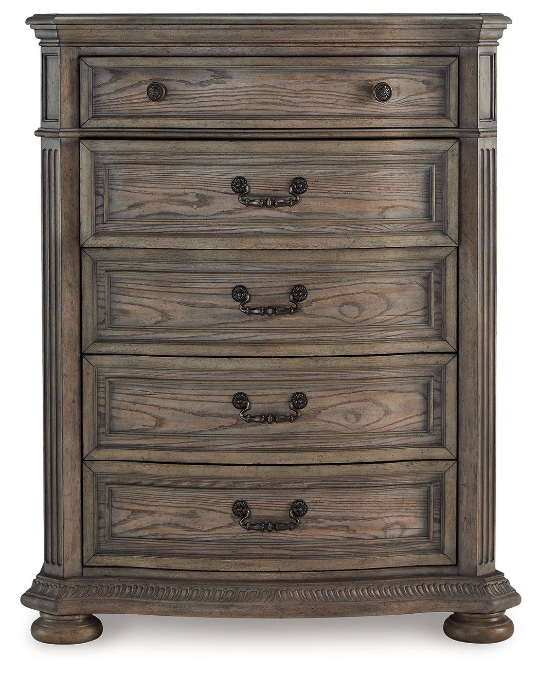 Ardenfield Light California King Sleigh Bedroom Set, Brown