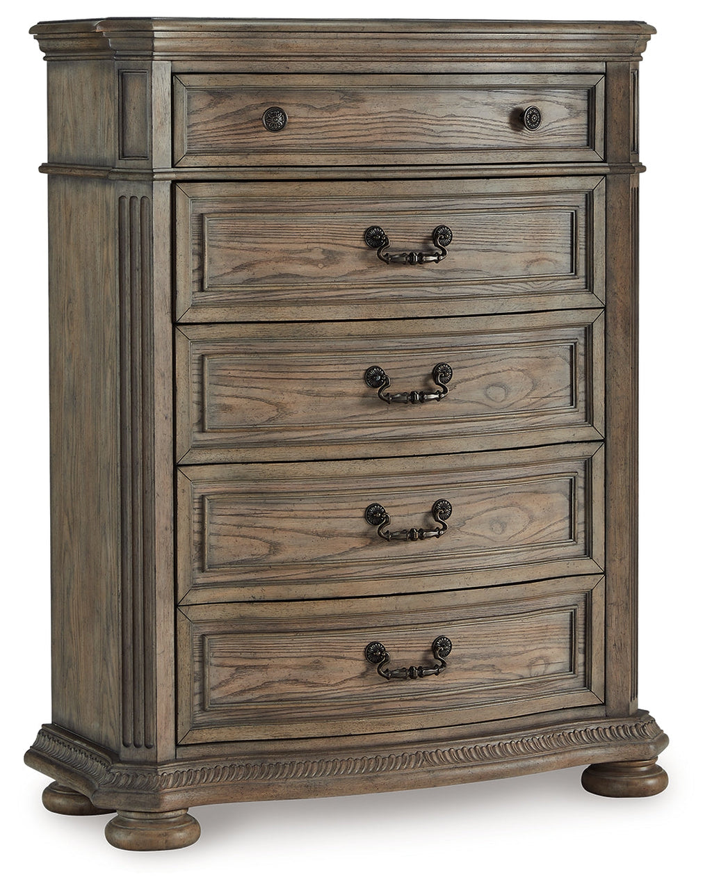 Ardenfield Light California King Sleigh Bedroom Set, Brown