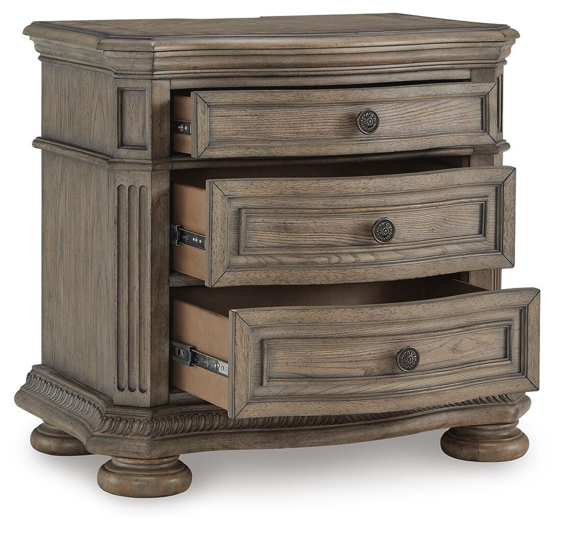 Ardenfield Light Dresser, Mirror, Chest and Nightstand, Brown