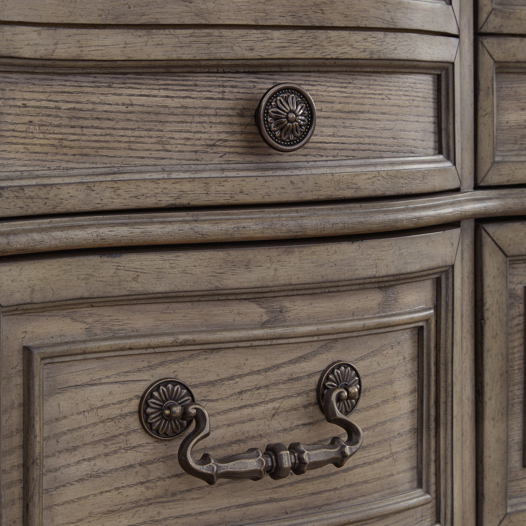 Ardenfield Light Brown Dresser and Mirror