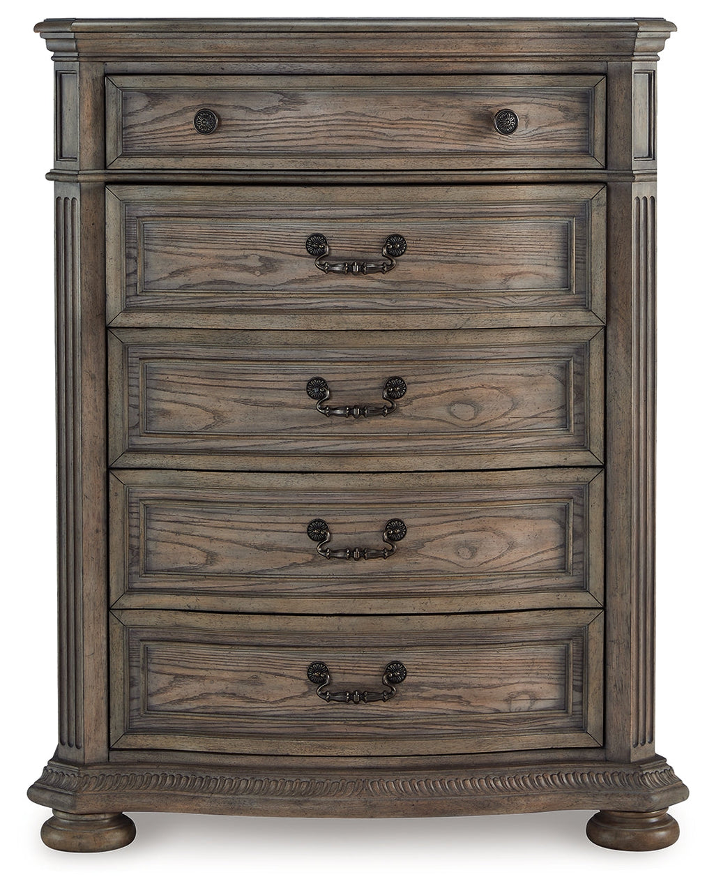 Ardenfield Light Brown Five Drawer Chest