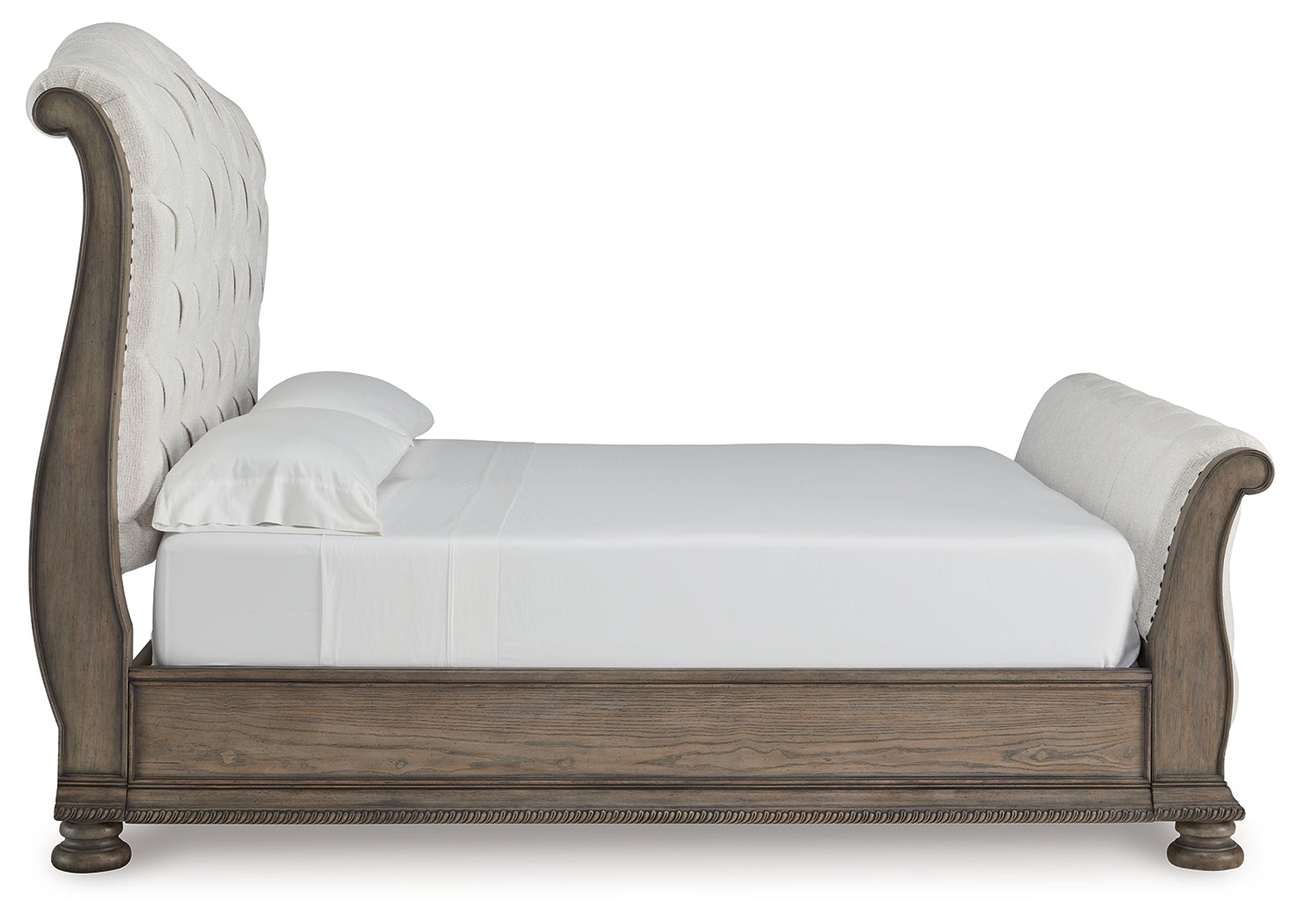 Ardenfield Light King Sleigh Bedroom Set, Brown