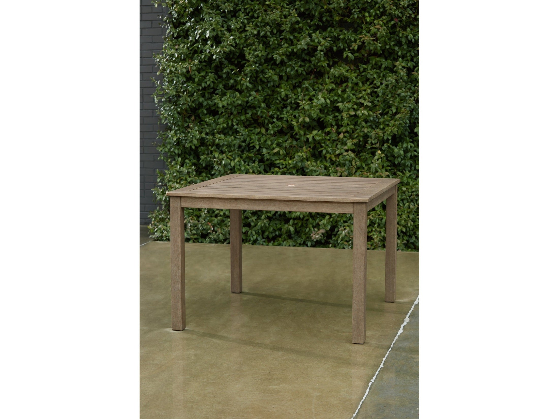 Aria Plains Brown Outdoor Dining Table