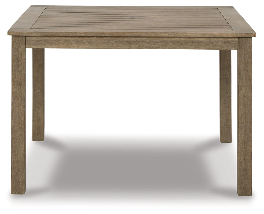 Aria Plains Brown Outdoor Dining Table